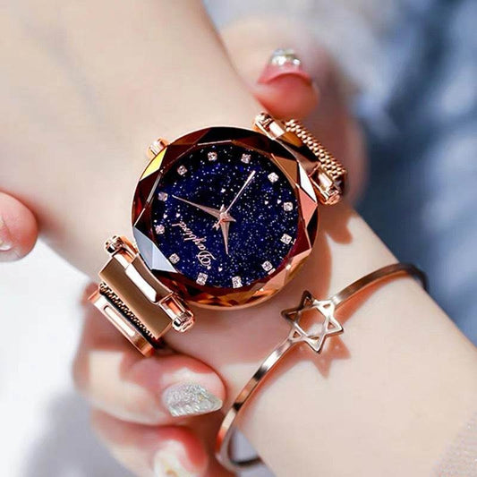 Starry Sky Lady Quartz Watch - Waterproof & Trendy Design for Women - Buy Center