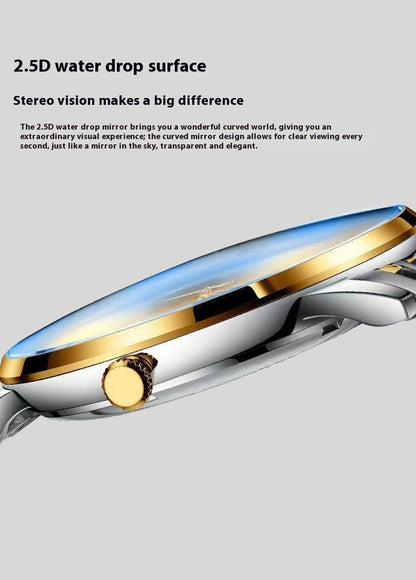 Men's Waterproof Quartz Watch - Luminous Display & Calendar Function - Buy Center