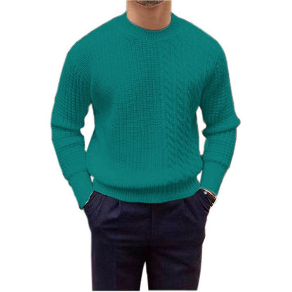 Buycenter Men's Knitted Sweater - Twisted String Design, Available in 5 Colors - Buy Center