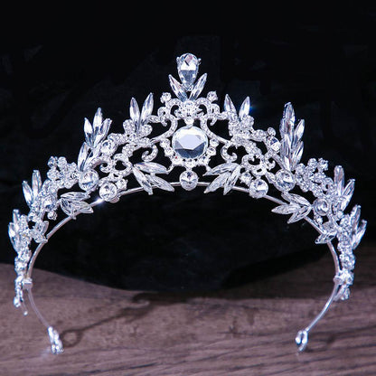 Bridal Headdress Rhinestone Crown - Elegant Hair Jewelry for Mitzvahs - Buy Center
