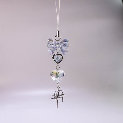 Handmade Blue Clear Heart Beads - Unique Ornaments for Home Decor 2025 - Buy Center