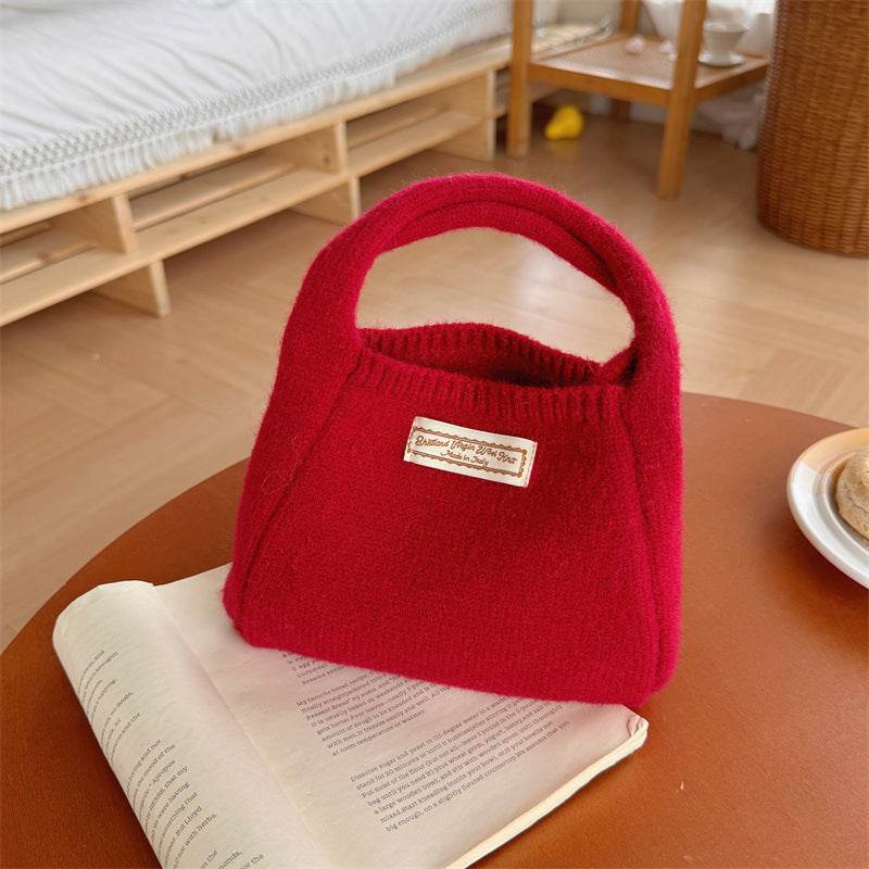 Trendy Woolen Yarn Shoulder Bag for Women - Portable & Stylish 2025 - Buy Center