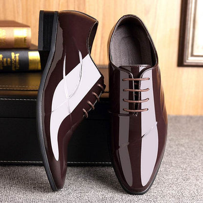 Youth Lace-Up Plus Size Men's Formal Shoes - Trendy & Versatile Styles - Buy Center