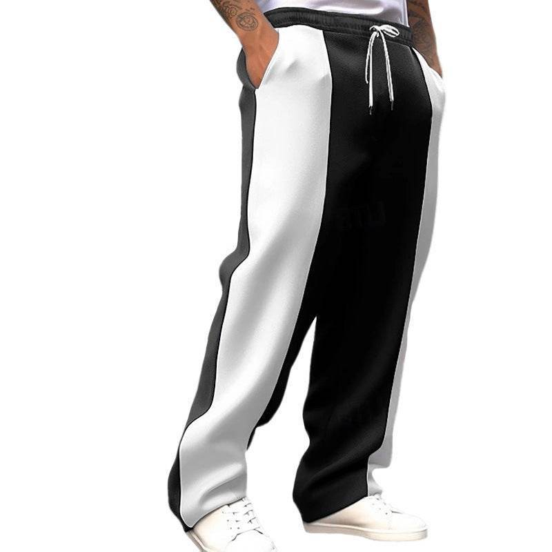 Men's Casual Loose Trousers - Comfortable Polyester Fiber Pants - Buy Center