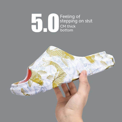 Men's Casual Non-Slip Slippers - Comfortable Home Footwear for Elders - Buy Center