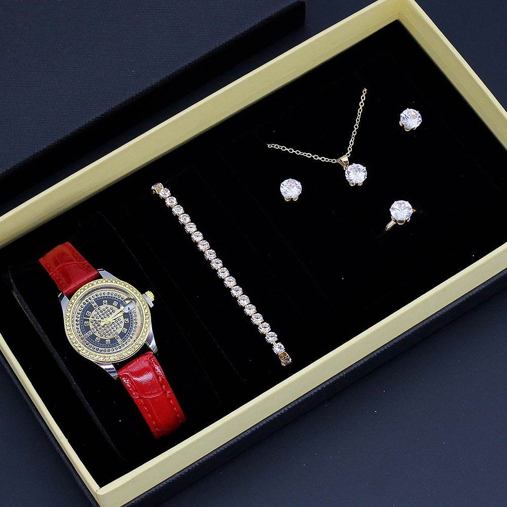 New Ladies Valentine's Day Watch Jewelry Set - Stylish Accessories for Any Occasion - Buy Center