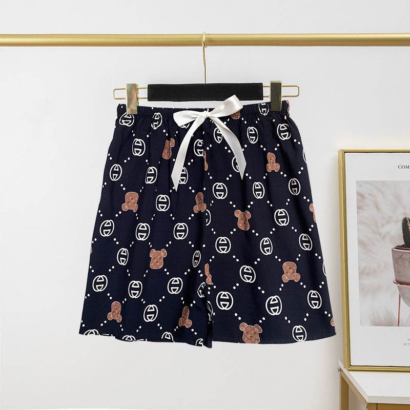 Casual Women's Cotton Silk Pajama Shorts - Lightweight and Breathable Summer Style - Buy Center