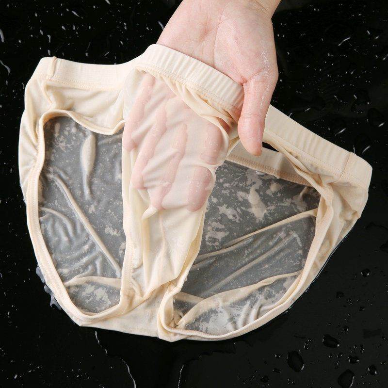 Ultra-Thin Ice Silk Boxers - Breathable Translucent Underwear for Men - Buy Center