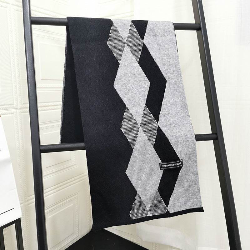 Premium Stylish Knitted Scarf for Men - Trendy Winter Fashion 2025 - Buy Center