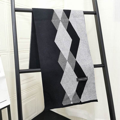Premium Stylish Knitted Scarf for Men - Trendy Winter Fashion 2025 - Buy Center