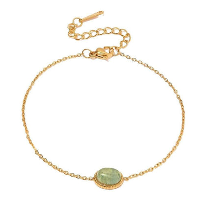 Luxury Titanium Steel Anklet - Non-Fading Gold Flower Design for Women - Buy Center