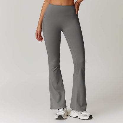 Buycenter Skinny Peach Yoga Pants - Bell-bottoms for Fitness & Running - Buy Center