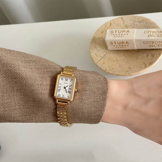 Elegant Women's Quartz Watch - Small Dial, Stylish Steel Belt Design - Buy Center