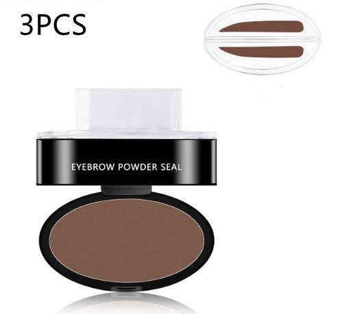 Eyebrow Powder Stamp Tint Kit - Quick Waterproof Makeup for All Skin Tones - Buy Center