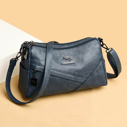 Stylish Soft Leather Crossbody Bag - Trendy Large Capacity 2025 - Buy Center
