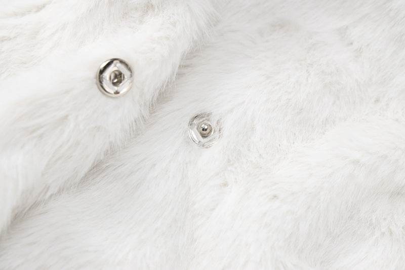 Buycenter Solid Color Short Fur Coat - High-Grade Temperament Style - Buy Center