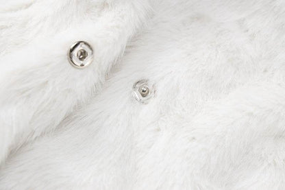 Buycenter Solid Color Short Fur Coat - High-Grade Temperament Style - Buy Center