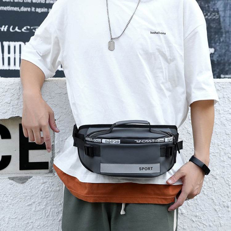 Reflective Waterproof Waist Bag for Men - Stylish Travel & Hiking Pack - Buy Center