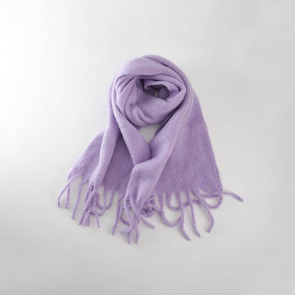 All-Match Cashmere-Like Tassel Scarf for Women - Warm & Stylish Accessories - Buy Center