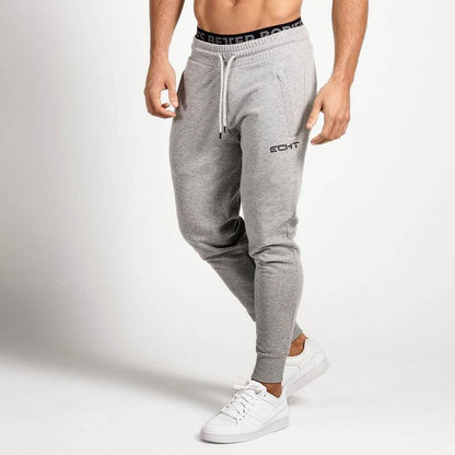 Men's Casual Slim Fit Trousers - Comfortable Cotton Sports Pants - Buy Center
