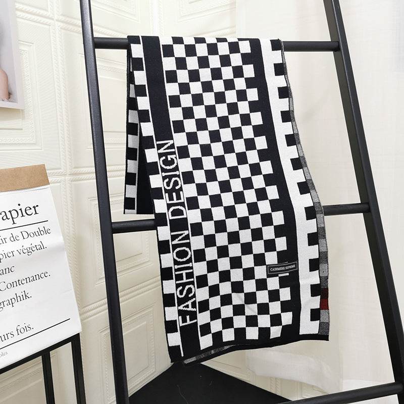 Premium Stylish Knitted Scarf for Men - Trendy Winter Fashion 2025 - Buy Center