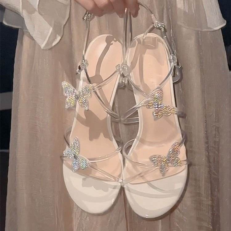 Buycenter Rhinestone Sandals for Women - Stylish & Elegant Design - Buy Center