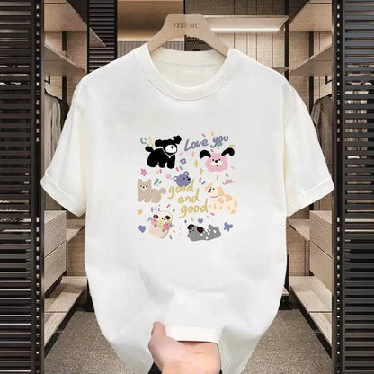 Buycenter High Street Printed Motorcycle T-Shirt - Short Sleeve for Casual Style - Buy Center