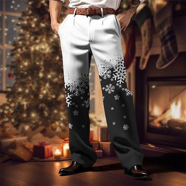 Buycenter Men's 3D Printed Casual Pants - Loose Fit, Multiple Sizes - Buy Center