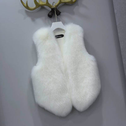 Women's Leather Waistcoat - Sleek Sleeveless Autumn Outerwear in Classic Colors - Buy Center