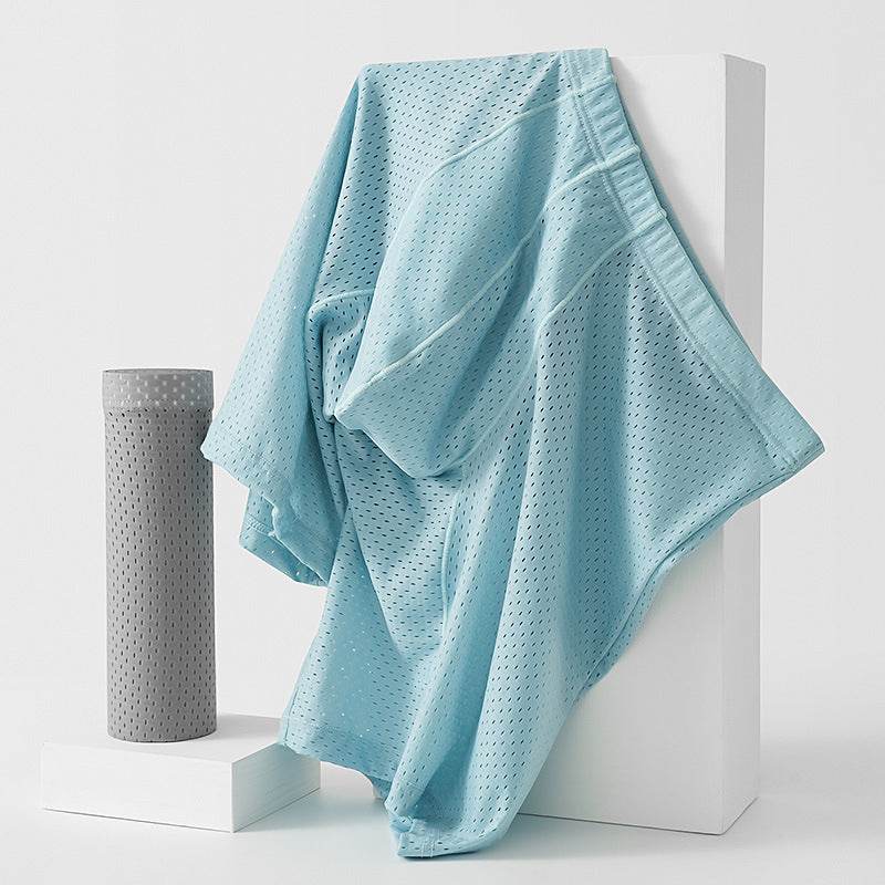 Men's Transparent Mesh Sport Boxer - Breathable & Stylish Athletic Shorts - Buy Center