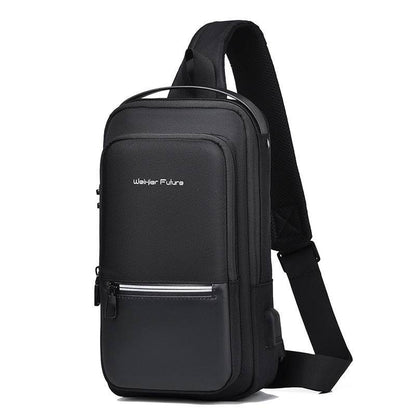 Trendy Men's Anti-Theft Crossbody Backpack - Oxford Cloth Style 2025 - Buy Center