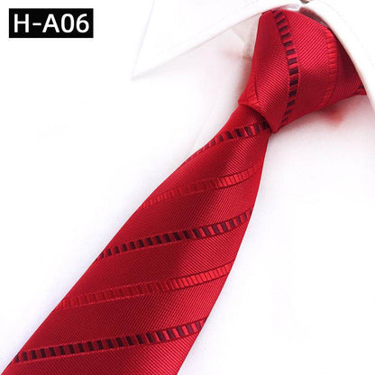Elegant Red Polyester Fabric Tie - Perfect for Weddings & Formal Events - Buy Center
