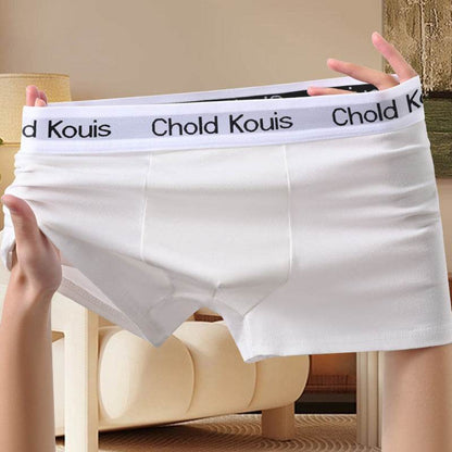 Breathable Men's Boxers - Seamless Comfort in Trendy Solid Colors - Buy Center