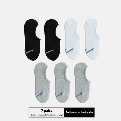 Men's Thin Sport Socks - Breathable Cotton, 7 Pairs for All Seasons - Buy Center