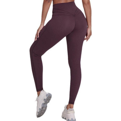 Women's High Waist Tights - Super Stretch for Running & Yoga Comfort - Buy Center