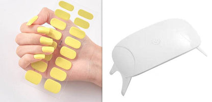 Waterproof Letter Color Nail Stickers - Long Lasting Stylish Designs - Buy Center