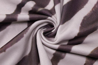 Buycenter 3D Zebra Striped Long-Sleeved Top & Slim Skirt Suit - Buy Center