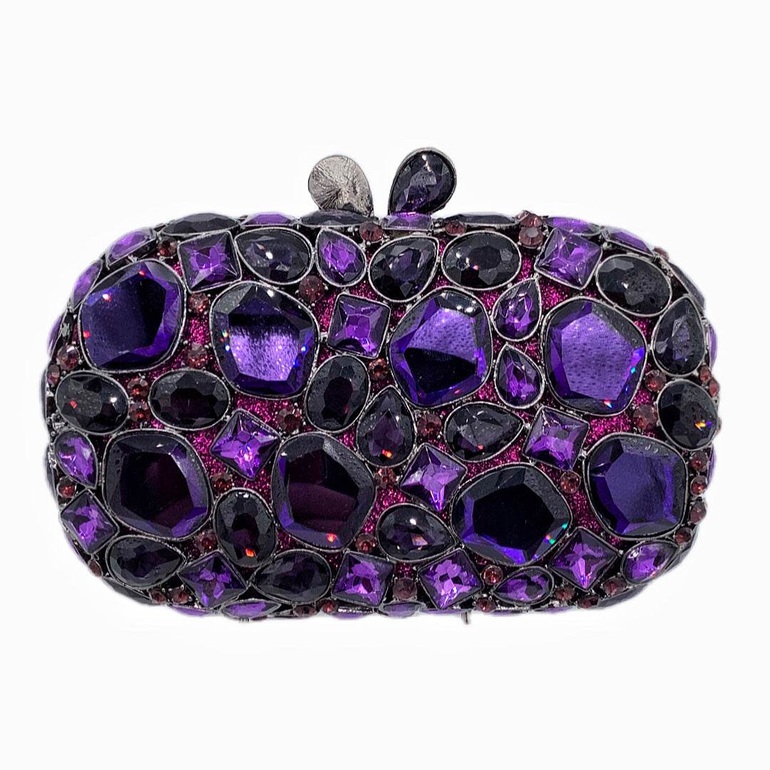 Elegant Hand-held Diamond Evening Bag - Custom Colors & Stylish Design - Buy Center