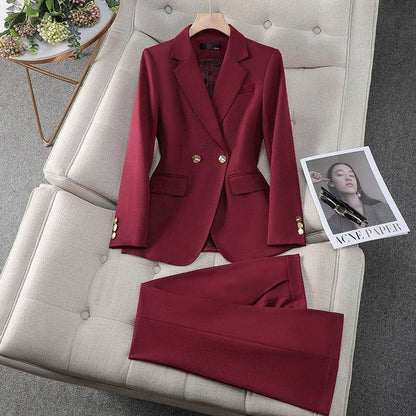 Elegant Business Suit Jacket & Pants Set - Stylish 2025 Professional Attire - Buy Center