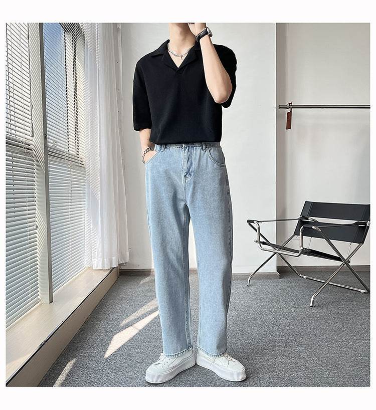 Buycenter Plain Short Sleeve Polo - Loose Fit for Teenagers - Summer Style - Buy Center