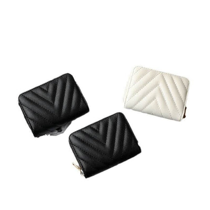 Stylish PU Leather Wallet for Women - 11 Card Slots, Anti-Theft Design - Buy Center