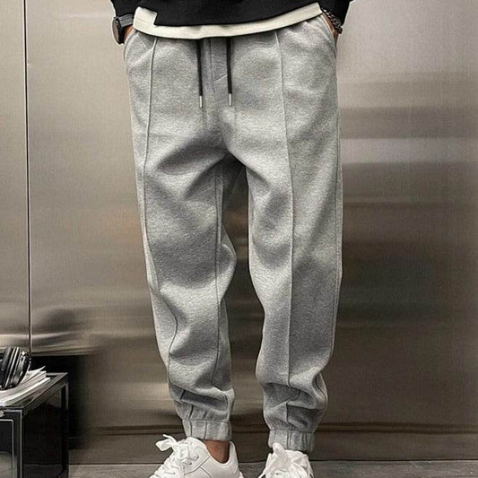 Thicken Loose Fit Ankle-Tied Sweatpants - Trendy Styles 2025 - Buy Center