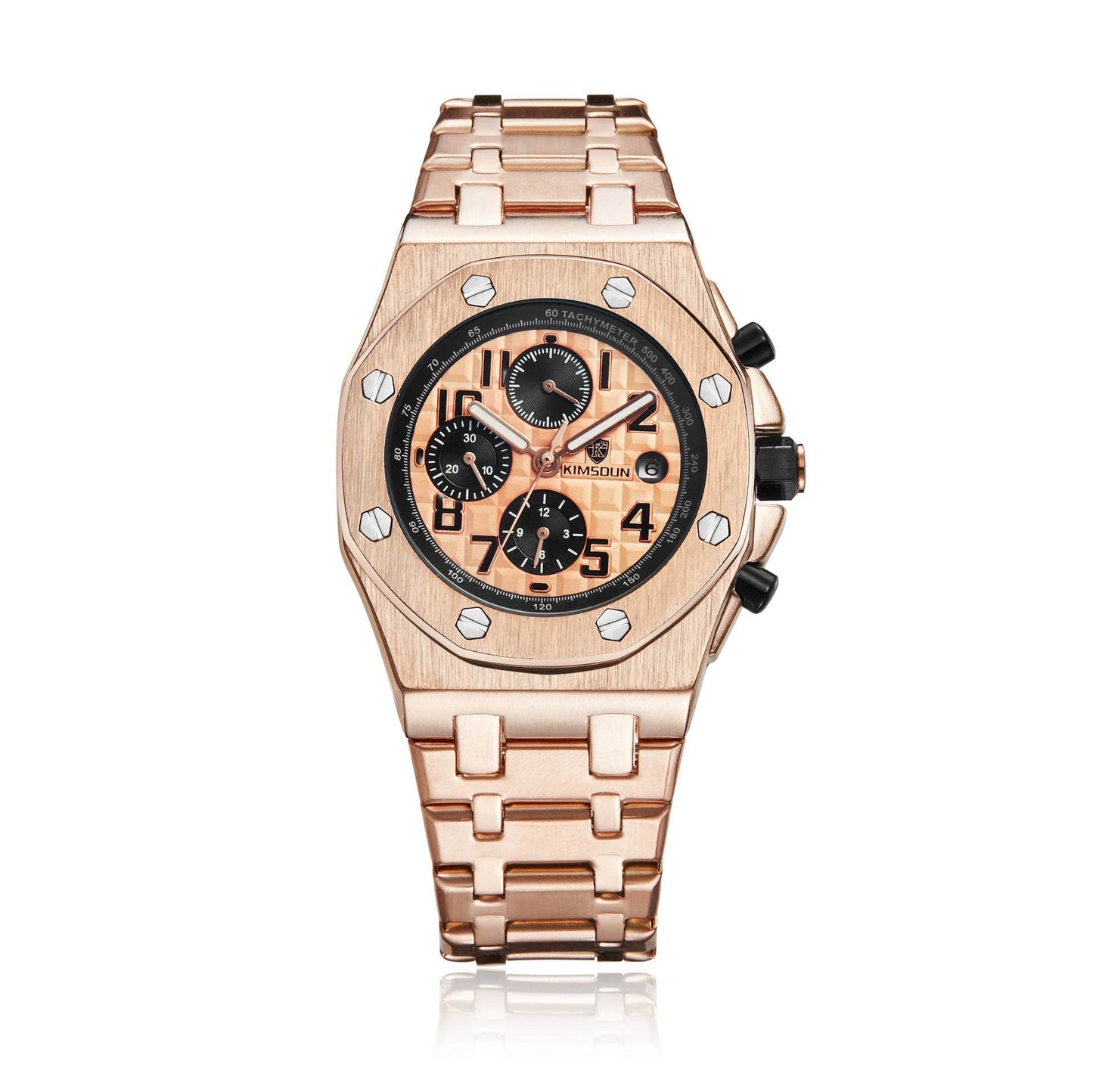 Three-Eye Waterproof Mechanical Watch - Stylish Automatic Timepiece 2025 - Buy Center