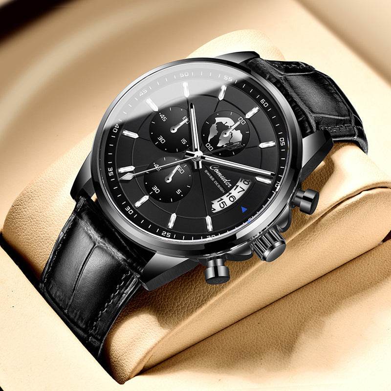 Men's Full-Automatic Waterproof Watch - Luminous Stylish Design 2025 - Buy Center
