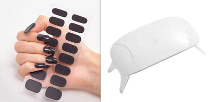 Waterproof Letter Color Nail Stickers - Long Lasting Stylish Designs - Buy Center