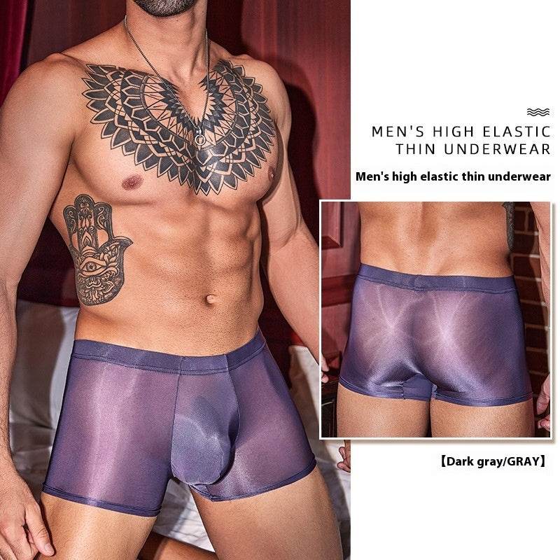 Men's Ultra-Thin Breathable Underwear - Silky Comfort Briefs for Style - Buy Center