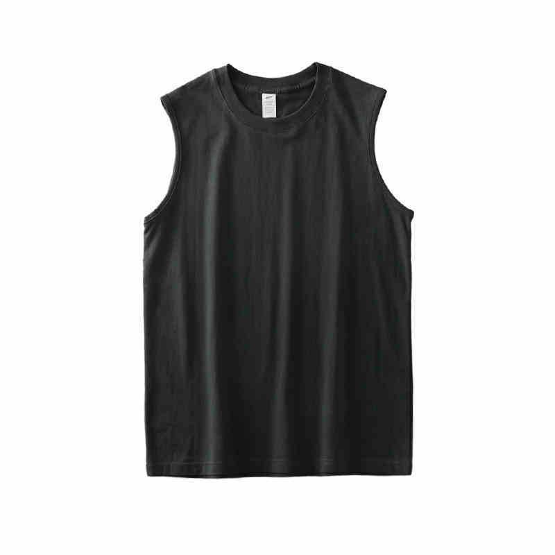 Men's Solid Color Sleeveless Fitness Waistcoat - 100% Cotton, Moisture-Wicking - Buy Center