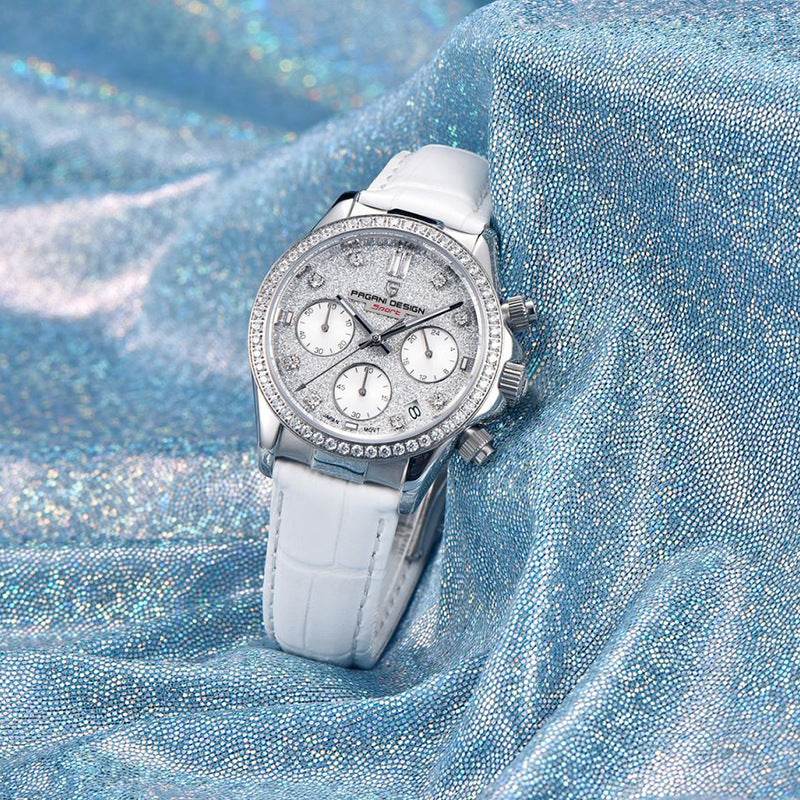 Women's Fashion Diamond Watch - Luminous Steel Band, Stylish Elegance - Buy Center