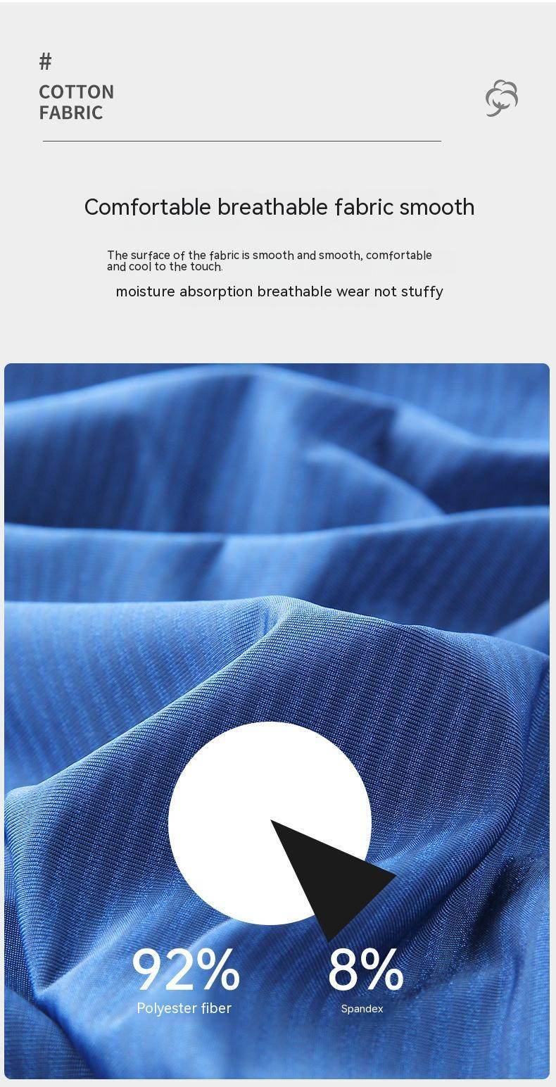 Men's Home Wear Short Sleeve Suit - Stylish, Comfortable Sleep Set - Buy Center