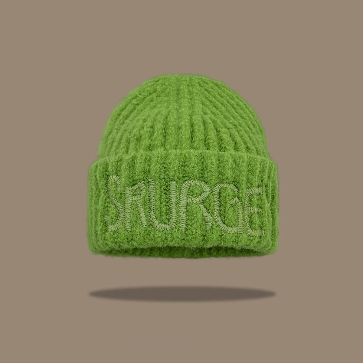 Korean Fashion Wool Hat - Trendy Lettered Design for Winter Style - Buy Center